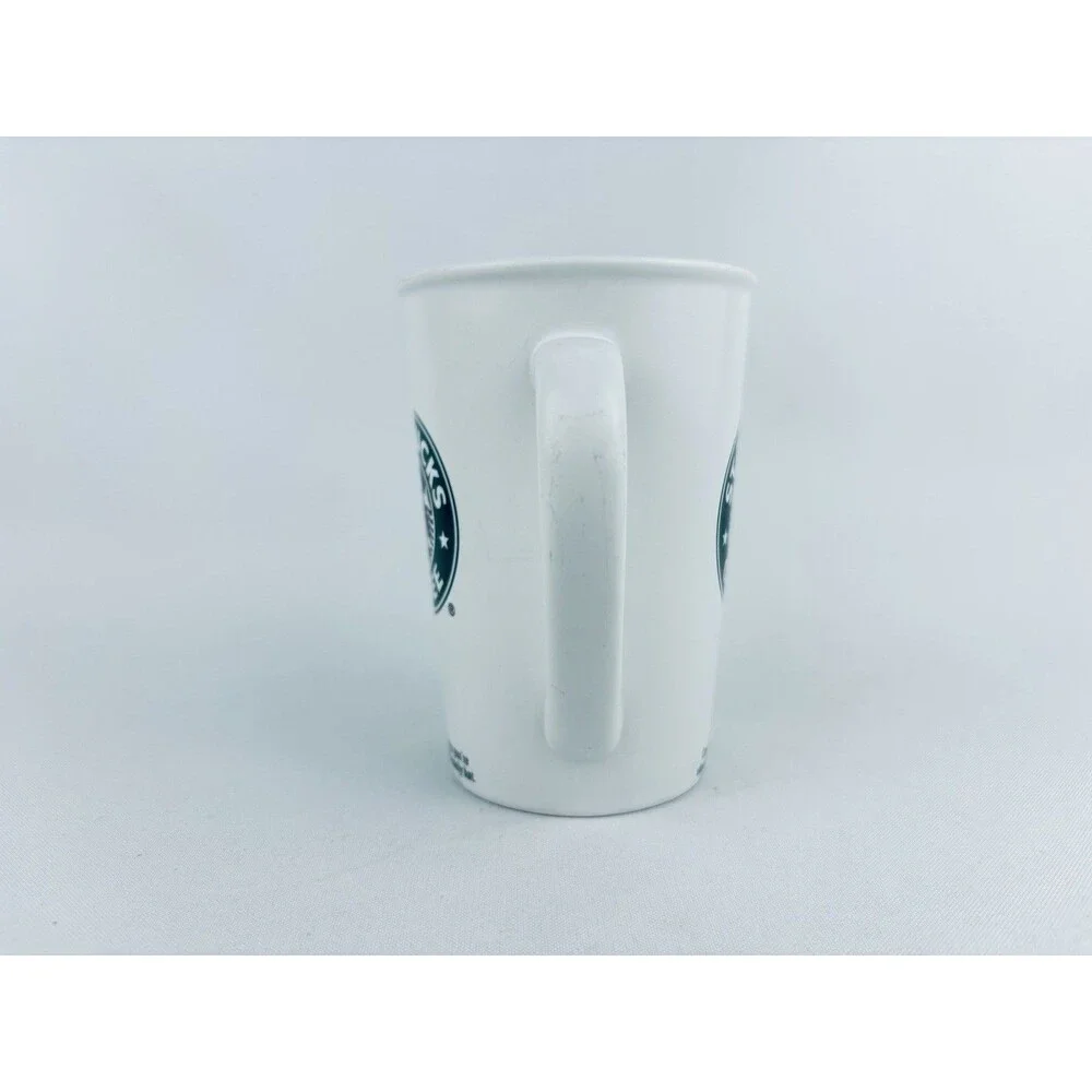 Starbucks Classic Mermaid Logo White 2007 Ceramic‎ Latte Coffee Mug Cup 12oz